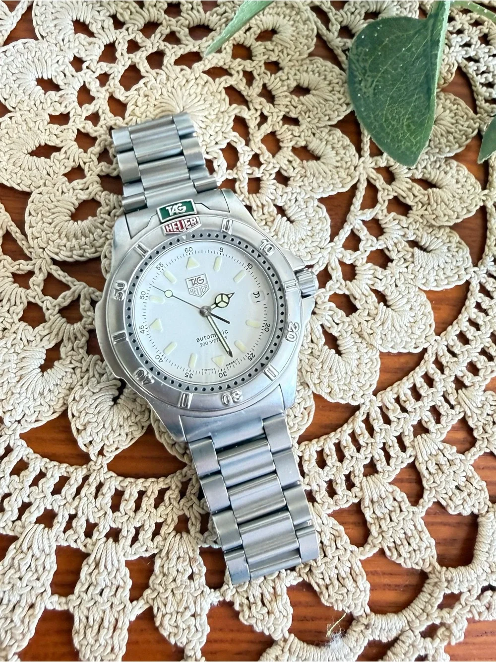 TAG Hever 4000 series WF2110-K White Automatic Watch